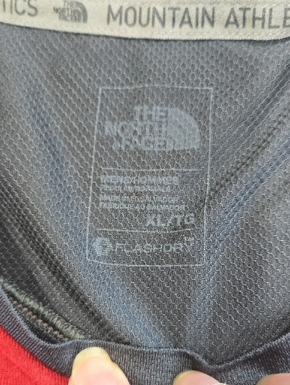 The North Face Mountain Athletic Red Short-Sleeve Crew